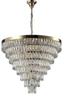 Люстра подвесная Crystal Lux ABIGAIL SP22 D820 GOLD/TRANSPARENT
