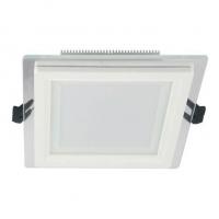 Встраиваемый светодиодный светильник Lumina Deco Beneto LDC 8097-SQ-GL-12WSMD-D160 WT