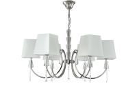 Люстра подвесная Crystal Lux MARSELA SP-PL6 NICKEL