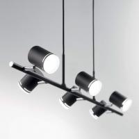 Светодиодный спот Ideal Lux SHOTS SP6 NERO