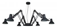 Подвесная люстра Arte Lamp Ragno Black A2043SP-6BK