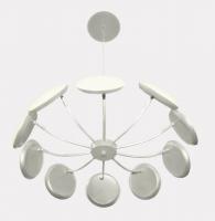 Светодиодный подвесной светильник Crystal Lux MAXIME SP10 D600 SILVER
