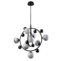 Подвесная люстра Crystal Lux Salvadore Salvadore SP8V Black Chromium