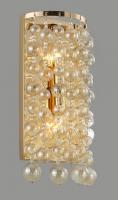 Бра Crystal Lux MALLORCA MALLORCA AP2 GOLD/AMBER