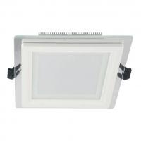 Встраиваемый светодиодный светильник Lumina Deco Beneto LDC 8097-SQ-GL-18WSMD-D200 WT