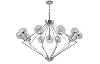 Люстра подвесная Crystal Lux FABRICIO SP11 CHROME/TRANSPARENTE