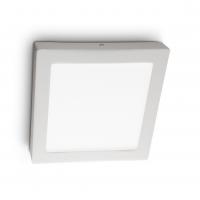 Светодиодный настенно-потолочный светильник Ideal Lux UNIVERSAL 12W SQUARE BIANCO