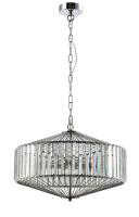 Люстра подвесная Crystal Lux FIESTA SP5 CHROME/TRANSPARENTE