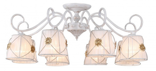 Потолочная люстра Arte Lamp FORTUNA A5495PL-8WG купить по низкой цене