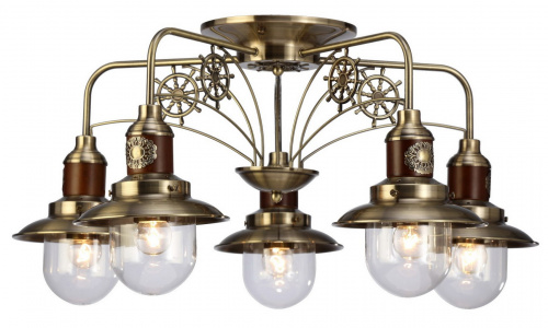 Потолочная люстра Arte Lamp SAILOR A4524PL-5AB купить по низкой цене