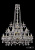 Подвесная люстра Bohemia Ivele 1411/20+10+5/400/h-158/3d/G