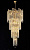 Люстра подвесная Crystal Lux GRANDE SP25 D800 GOLD