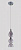 Подвесной светильник Crystal Lux IRIS SP1 B SMOKE