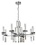 Люстра подвесная Crystal Lux MARRON SP8 CHROME
