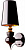 Бра Nowodvorski ALASKA BLACK 5754
