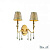 Бра Ideal Lux PANTHEON AP2 ORO