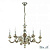 Подвесная люстра Ideal Lux GIGLIO SP6 ARGENTO
