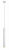 Светодиодный подвесной светильник Arte Lamp HUBBLE A6810SP-1WH