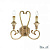 Бра Ideal Lux PALIO AP2 RUGGINE