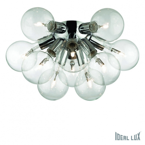 Потолочная люстра Ideal Lux DEA PL10 CROMO купить по низкой цене