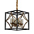 Подвесная люстра Lumina Deco Quadrato LDP 1223-4 BK+MD