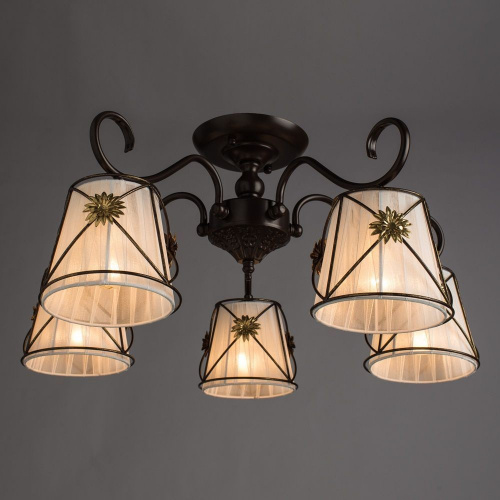 Потолочная люстра Arte Lamp FORTUNA A5495PL-5BR купить по низкой цене