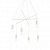 Подвесная люстра Ideal Lux POP SP6 BIANCO