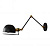 Бра Lumina Deco Glum LDW B011-2 BK