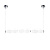 Подвесной светодиодный светильник Lumina Deco Signia LDP 6833-3-PR