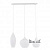 Подвесная люстра Ideal Lux SOFT SP3 BIANCO