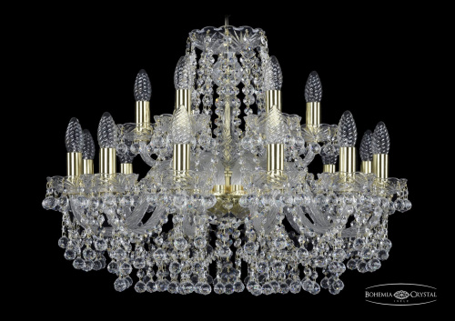 Подвесная люстра Bohemia Ivele 1409/12+6/240/G купить по низкой цене