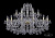 Подвесная люстра Bohemia Ivele 1409/12+6/360/G