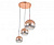 Подвесной светильник Kink Light Восход 07565-3A,32