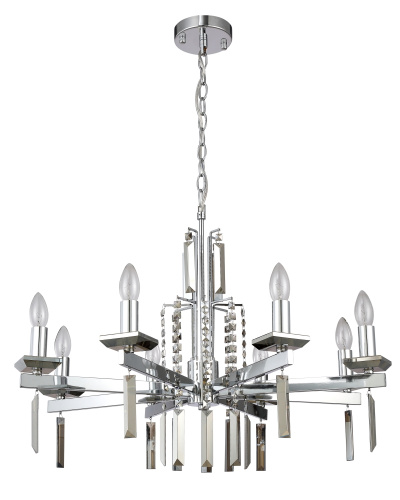 Люстра подвесная Crystal Lux MARRON SP8 CHROME купить по низкой цене