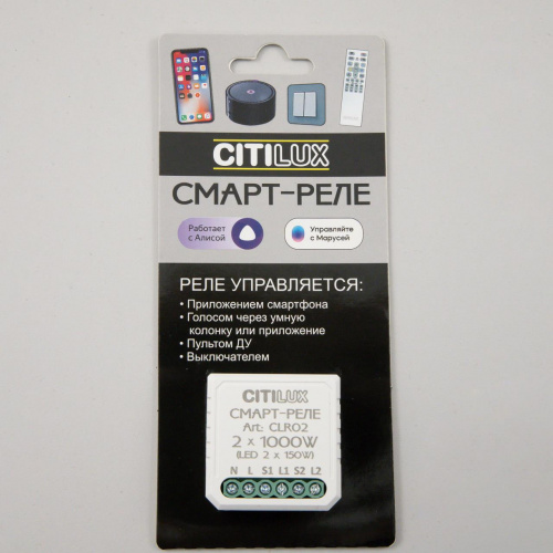 Смарт реле CITILUX CLR02 Smart Relay