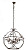 Подвесной светильник Arte Lamp BELLATOR A8960SP-6GA