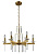 Люстра подвесная Crystal Lux MARRON SP6 BRASS