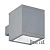 Уличное бра Ideal Lux SNIF SQUARE AP1 GRIGIO