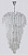Подвесной светильник Crystal Lux BARCELONA SP33 SILVER