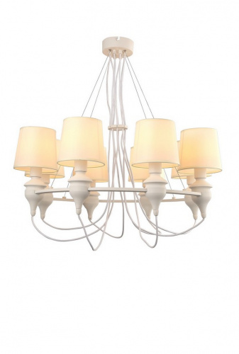 Подвесная люстра Arte Lamp SERGIO A3326LM-8WH купить по низкой цене
