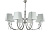 Люстра подвесная Crystal Lux MARSELA SP-PL8 NICKEL