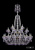Подвесная люстра Bohemia Ivele 1410/16+8+4/400/XL-162/2d/G/V7010