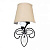 Бра FAVOURITE Laurel black 2174-1W