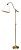 Торшер Arte Lamp SEVILLE A1509PN-1PB