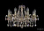 Подвесная люстра Bohemia Ivele 1413/8/200/G/M701