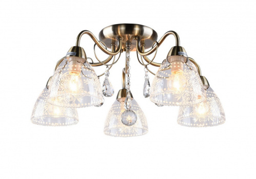 Потолочная люстра Arte Lamp Rugiada A1658PL-5AB купить по низкой цене