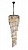 Подвесной светильник DIVINARE CHARLOTTE 3011/01 SP-15