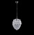 Светильник подвесной Crystal Lux CHARME SP4 CHROME/TRANSPARENT