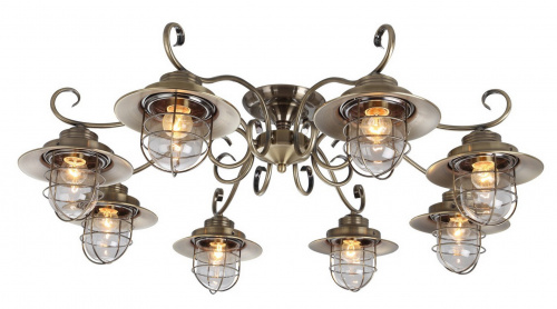 Потолочная люстра Arte Lamp LANTERNA A4579PL-8AB купить по низкой цене