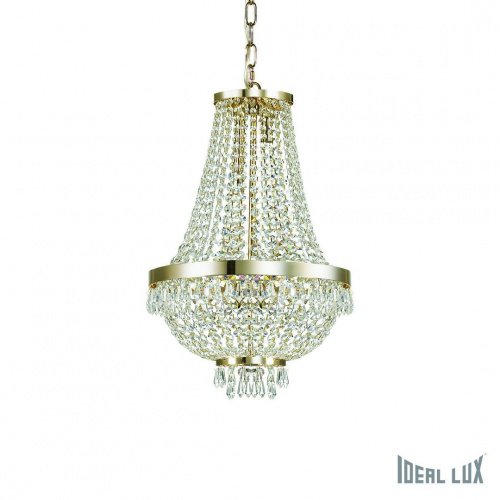Подвесная люстра Ideal Lux CAESAR SP6 ORO купить по низкой цене